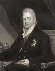 Roi Guillaume IV, gravé par J. Cochran, de 